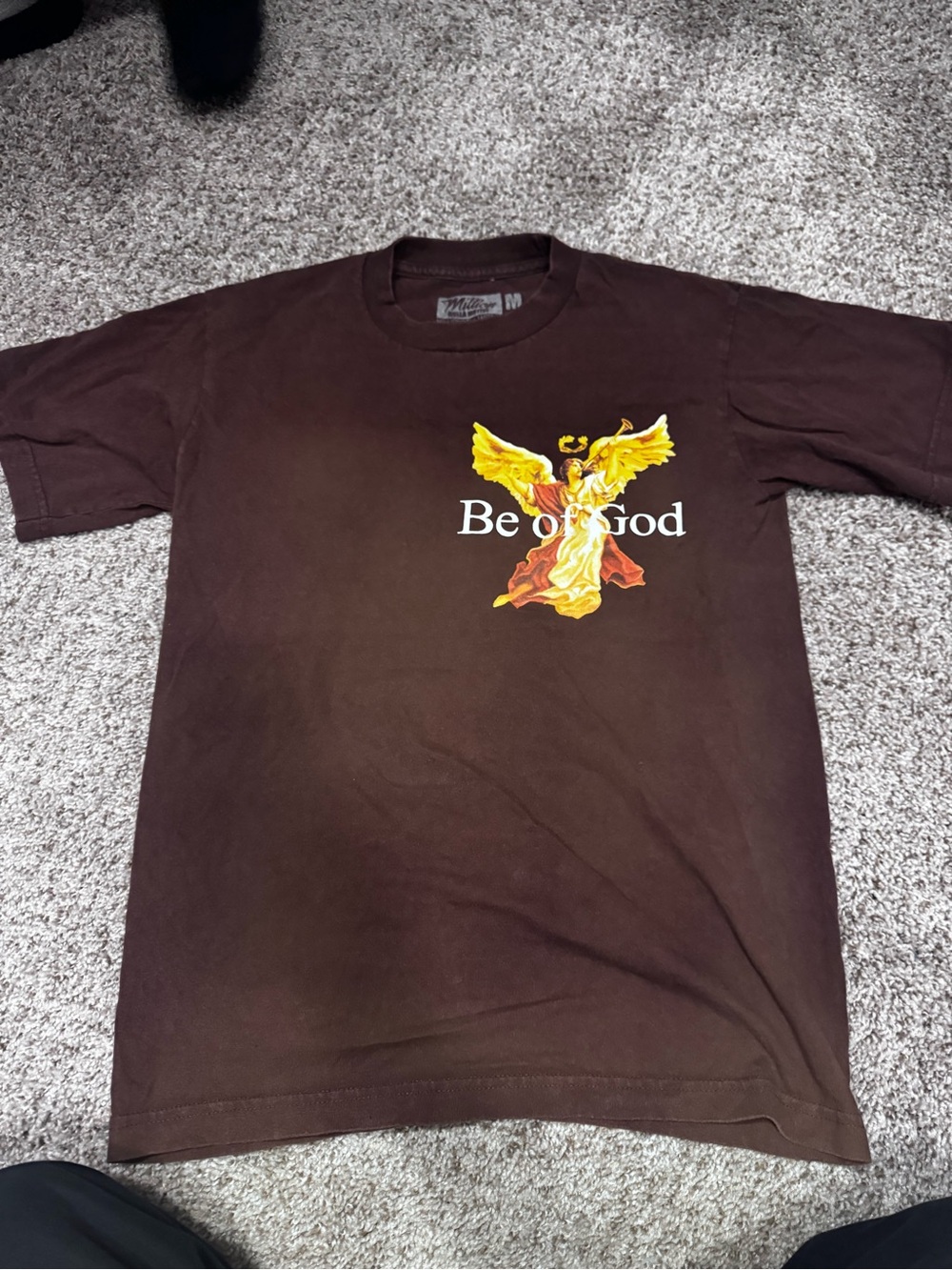 Be of God Graphic Brown Short Sleeve Tee